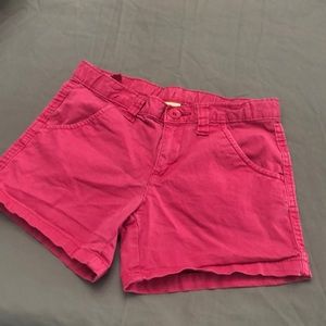 Faded Glory hot pink shorts sz 8 girls